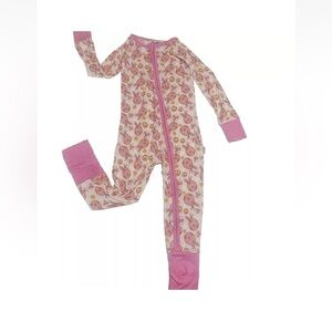 Dreamy Zzz Girls 18-24 Month Bunny Bamboo Zippy One Piece Pajamas Sleeper